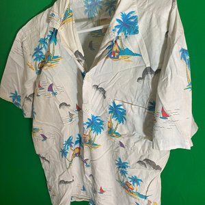 Men's Beach Shirt Short Sleeved
